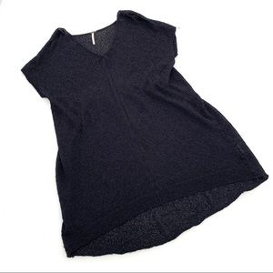 FREE PEOPLE sheer black summer swim suit cover XS